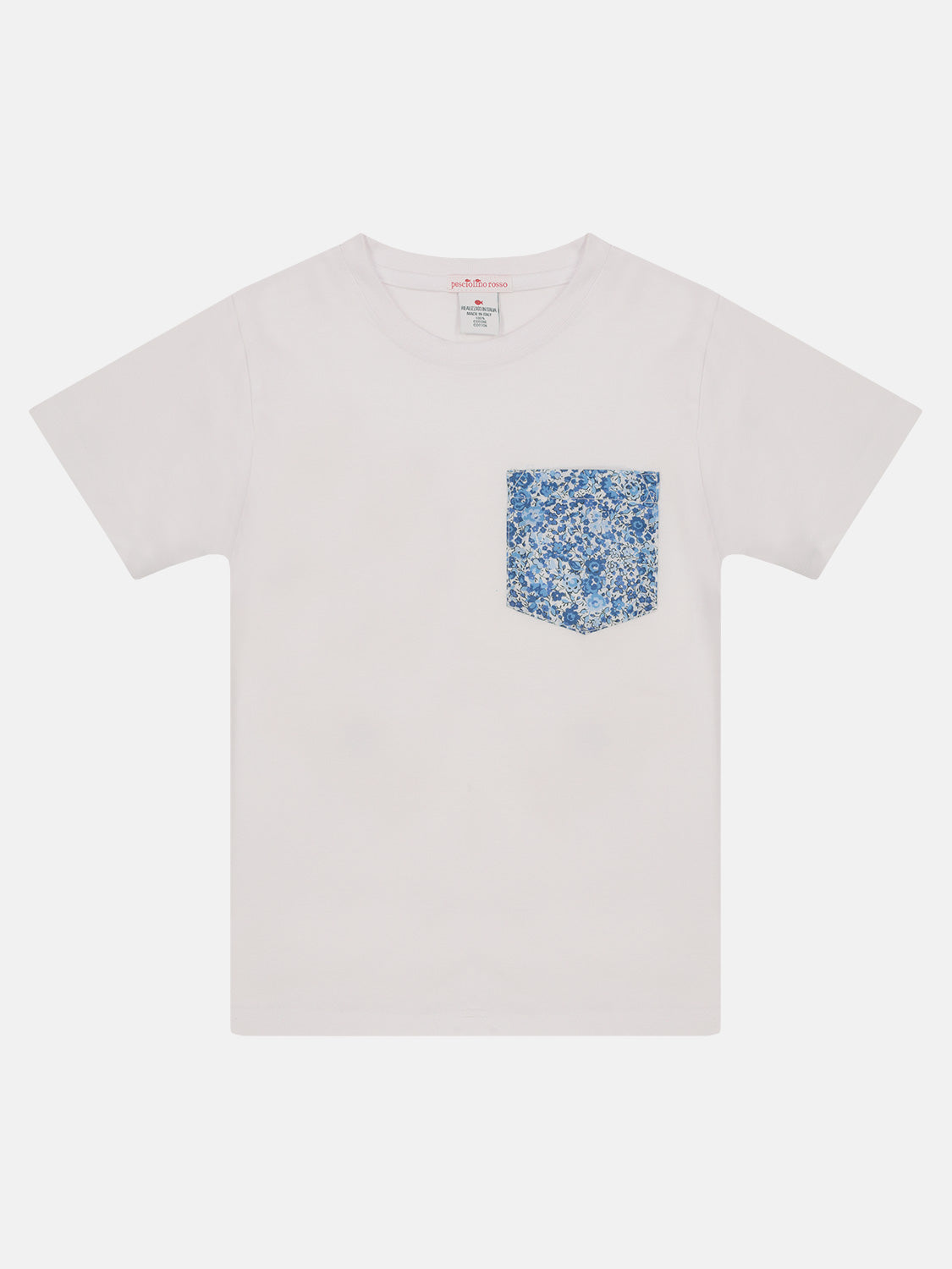 T-Shirt bambino Fiori Blu