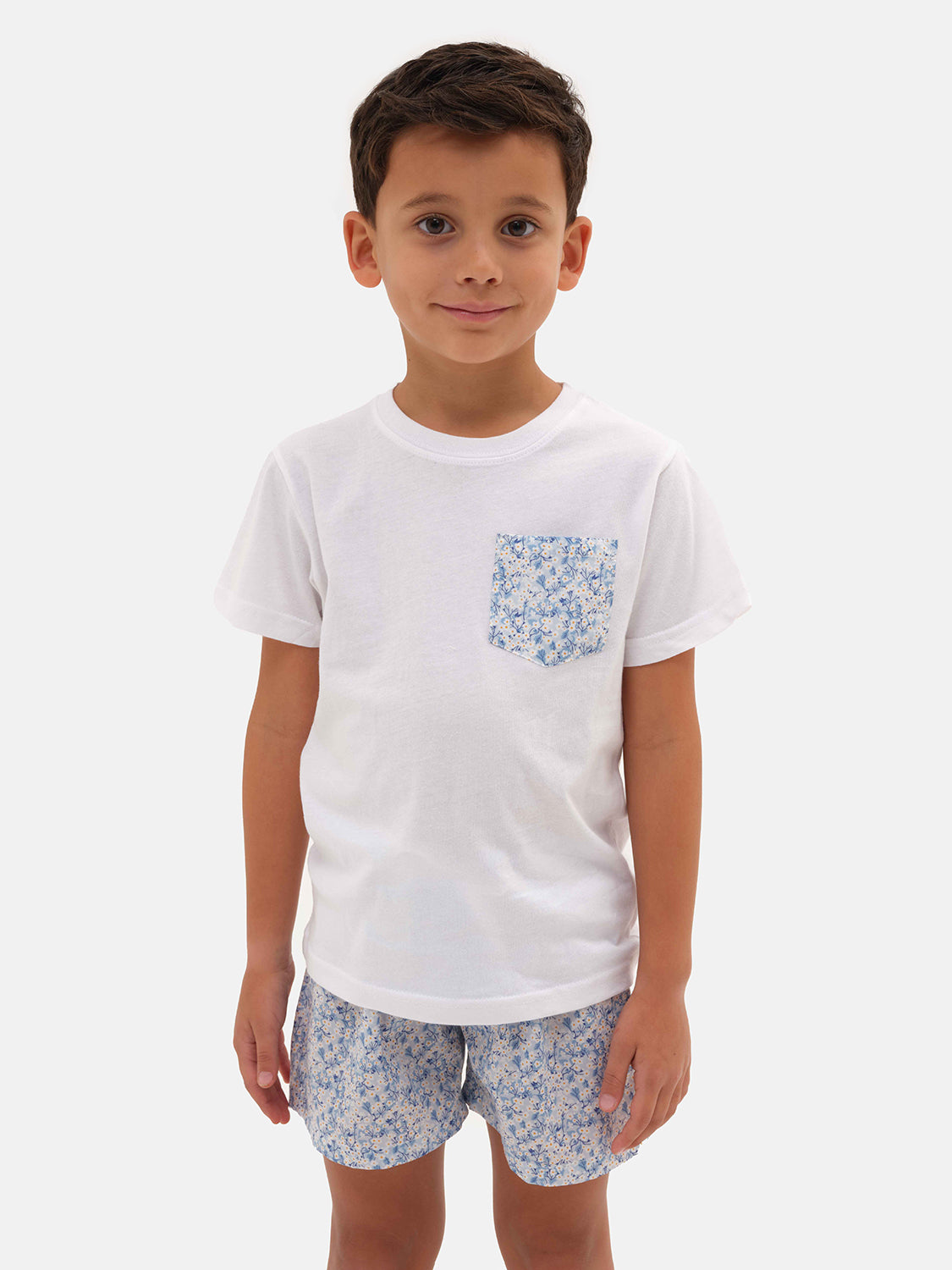T-shirt bambino Mitsi Azzurro