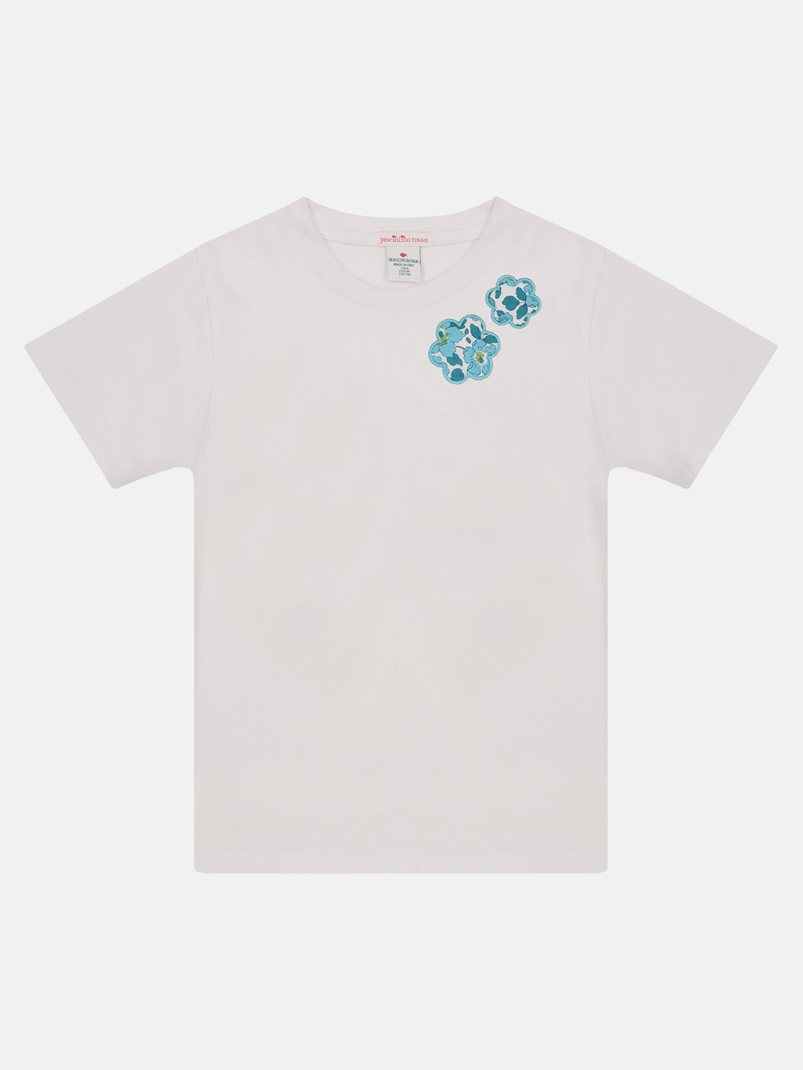 T-shirt Fiori patchwork Liberty Betsy Menta