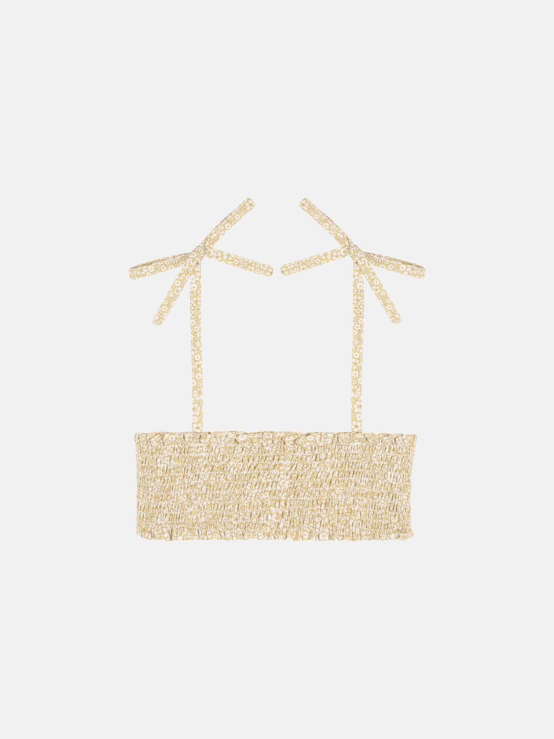 Blossom Bandeau Top Yellow